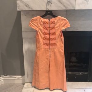 BRAND NEW Peach Alice & Olivia Leather Dress